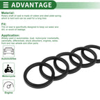 Set of 5 Oil Seal Rotary Shaft Seal NBR Rubber 50x60x5.5mm