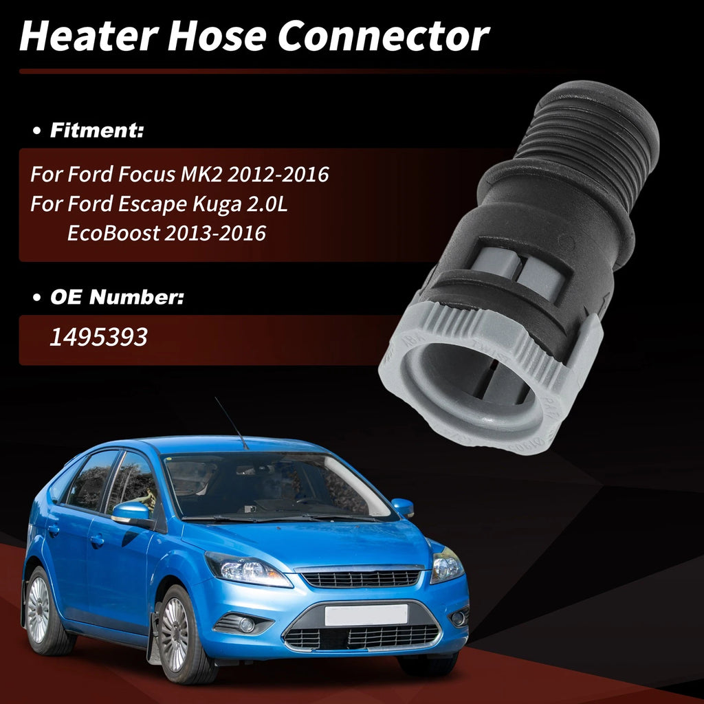 Heater Hose Connector for Ford Focus MK2, Escape, Kuga 2.0L (2013–2016)