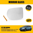 Left Driver Side Heated Mirror Glass for Honda CR-V HR-V (2012–2022)