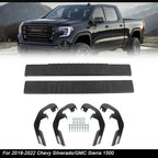 Set of 2 Side Step Running Boards for Chevy Silverado/GMC Sierra 1500 (2019–2022)