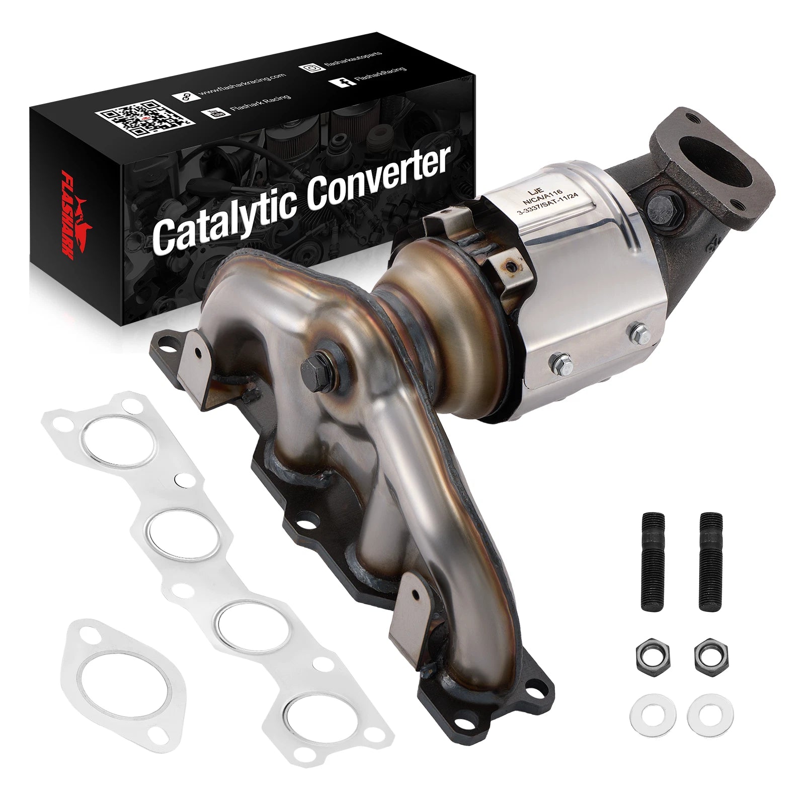 Catalytic Converter Exhaust Manifold Assembly for Hyundai Sonata and Kia Optima (2011–2016)