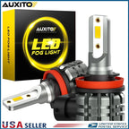2X AUXITO H8 H11 H16 LED Fog Light DRL Bulb 4000LM Golden Yellow (N/A)