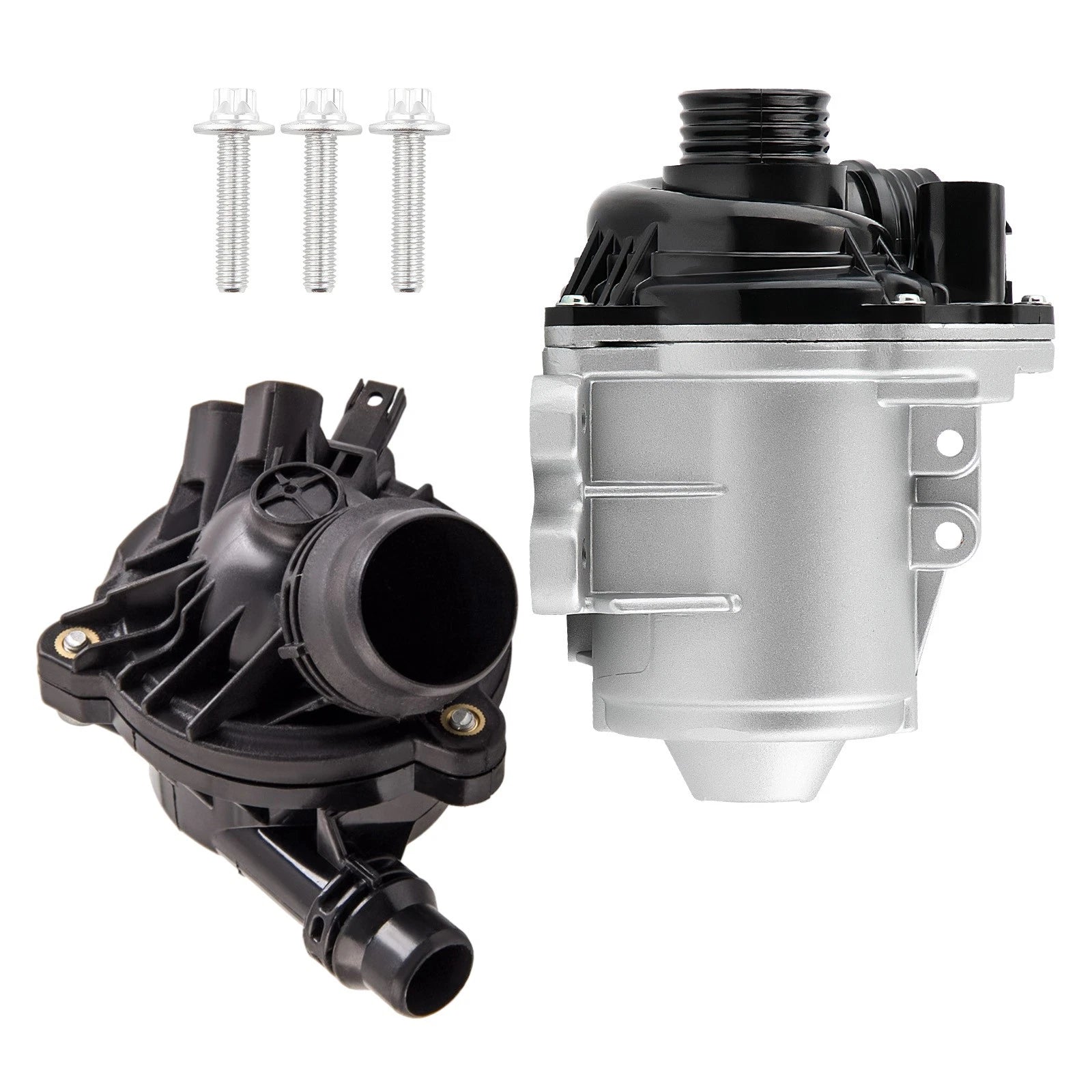 Water Pump with Thermostat & Bolts for BMW E60 E83 E91 E92 128i 325i 328i 528i