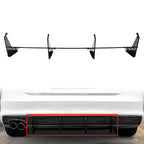 Rear Bumper Lip Diffuser Extension Shark Fins for Audi A4 B8.5 (2013–2016)