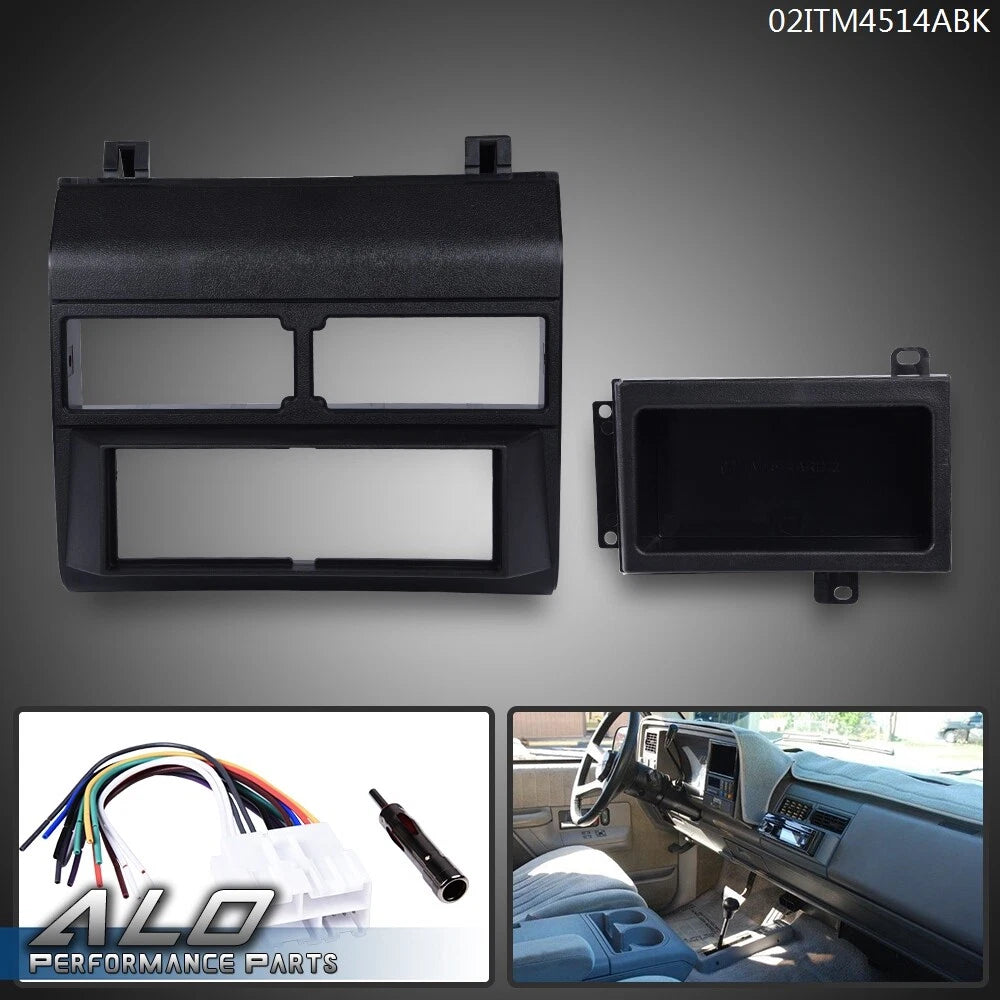 Dash Bezel Kit for Chevy GMC Trucks (1988–1994) Black