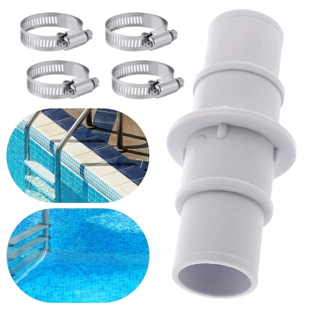 Hose Connector for Swimming Pool Maintenance (1-1/4 in, 1-1/2 in)
