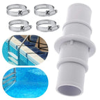 Hose Connector for Swimming Pool Maintenance (1-1/4 in, 1-1/2 in)