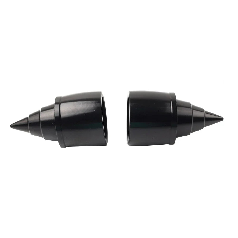 Front Axle Cap Nut Covers for Harley Touring Road Glide Dyna FXD Street Bob