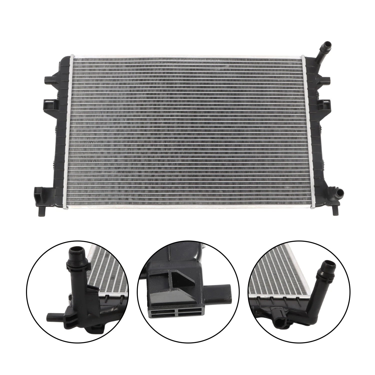 Radiator for Jeep Wrangler JL / Gladiator 2018–2023 2.0L 3.0L 3.6L V6
