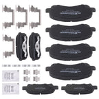 Front & Rear Ceramic Brake Pads Kit for Dodge Caliber (2007–2012) / Chrysler 200 (2011–2014)