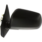 Power Mirror for Mitsubishi Lancer (2008–2014) Left Textured Black Manual Folding