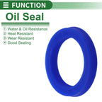 Set of 5 Oil Seal Rotary Shaft Seal 40x55x8mm for Various Models