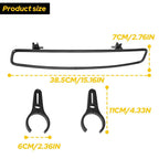 38CM Convex Rear View Center Mirror for Polaris RZR PRO XP 4, Honda Talon EXV