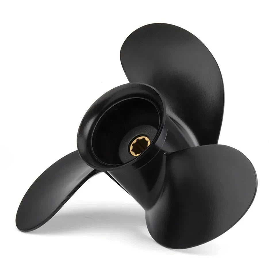9 x 9 Aluminum Boat Propeller for Mercury 6-15hp (48-828156A12, 8 Spline, RH)
