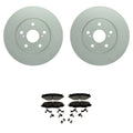 Bosch Front Quietcast Rotors & Blue Ceramic Disc Brake Pad Kit for Lexus IS250 (2006–2013)