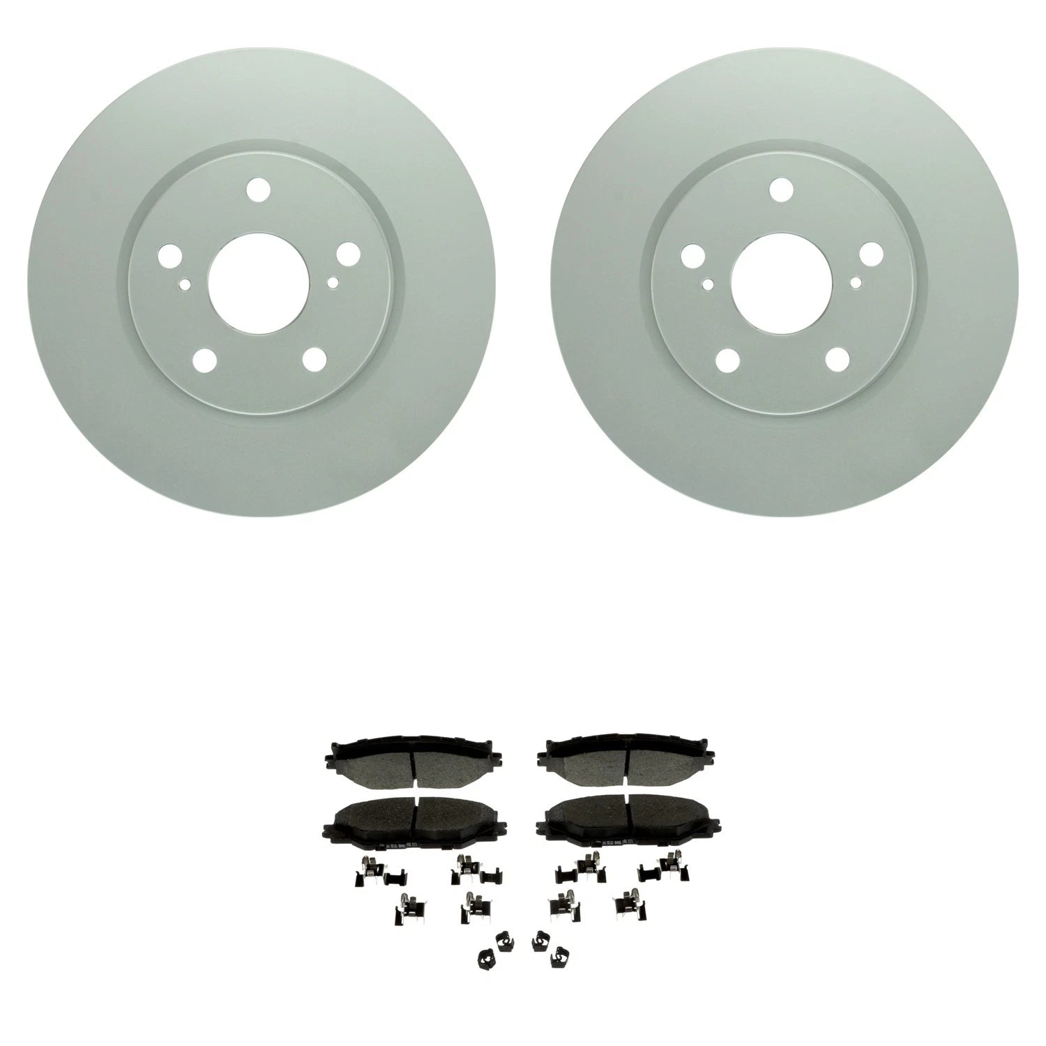 Bosch Front Quietcast Rotors & Blue Ceramic Disc Brake Pad Kit for Lexus IS250 (2006–2013)