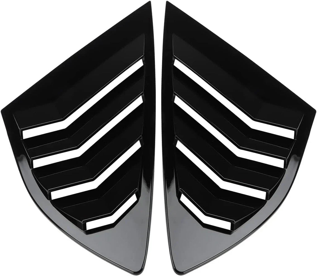 Pair / Rear Side Window Louvers Cover for Ford Fusion Mondeo (2013–2022)