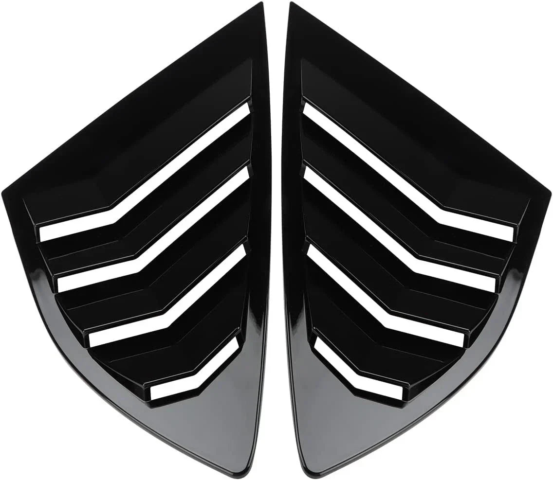 Pair / Rear Side Window Louvers Cover for Ford Fusion Mondeo (2013–2022)