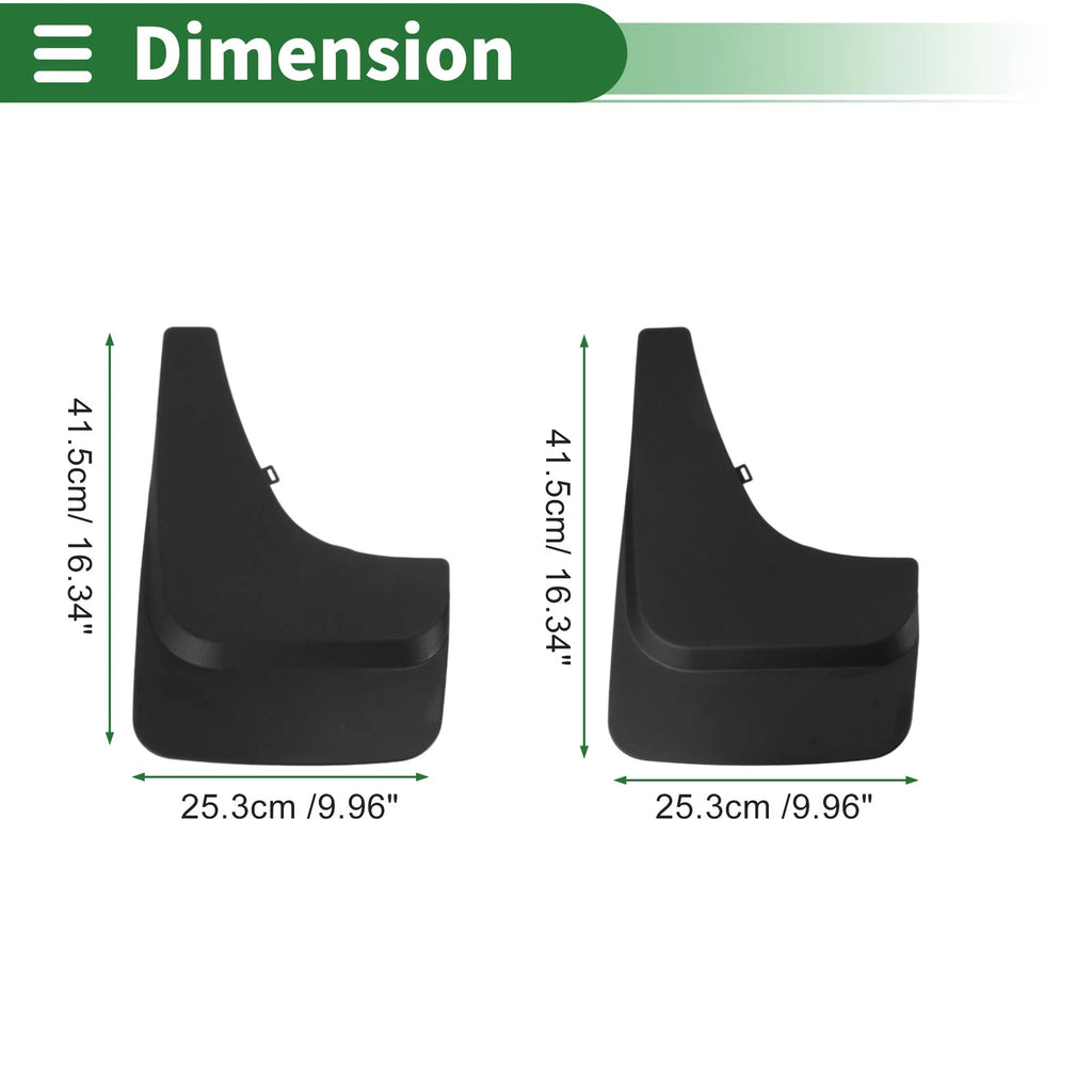 Mud Flaps Splash Guards for Chevrolet Blazer (2005) W/ Mount Accessories