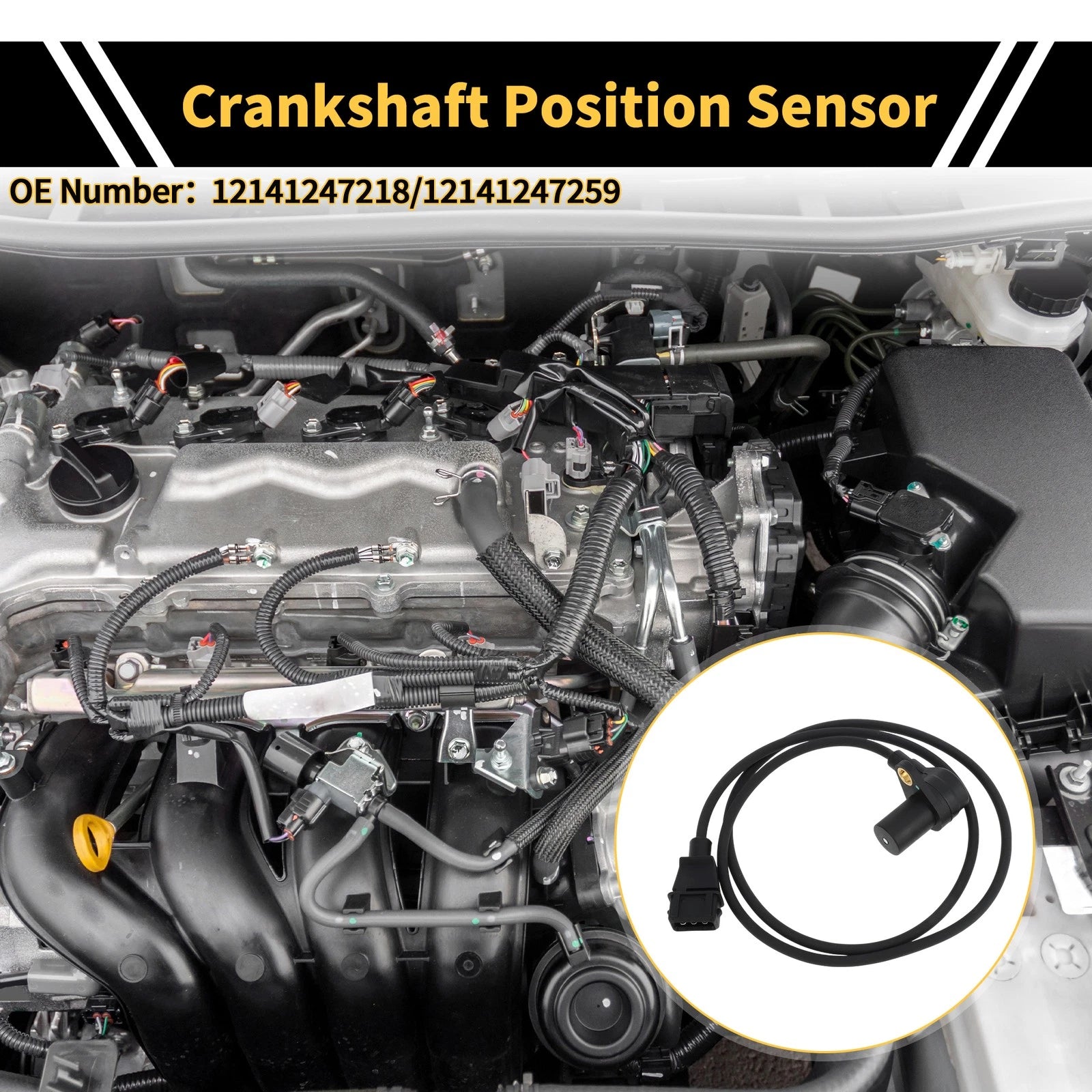 Crankshaft Position Sensor for BMW E36 316i (1993–1998) No. 12141247218