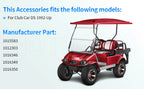 Front Rear Leaf Spring & Upper A Arm Suspension Bushing Kits for Club Car DS