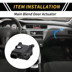 HVAC Heater Blend Door Actuator for Mercedes-Benz Truck (1986–2006) No. 0008290601