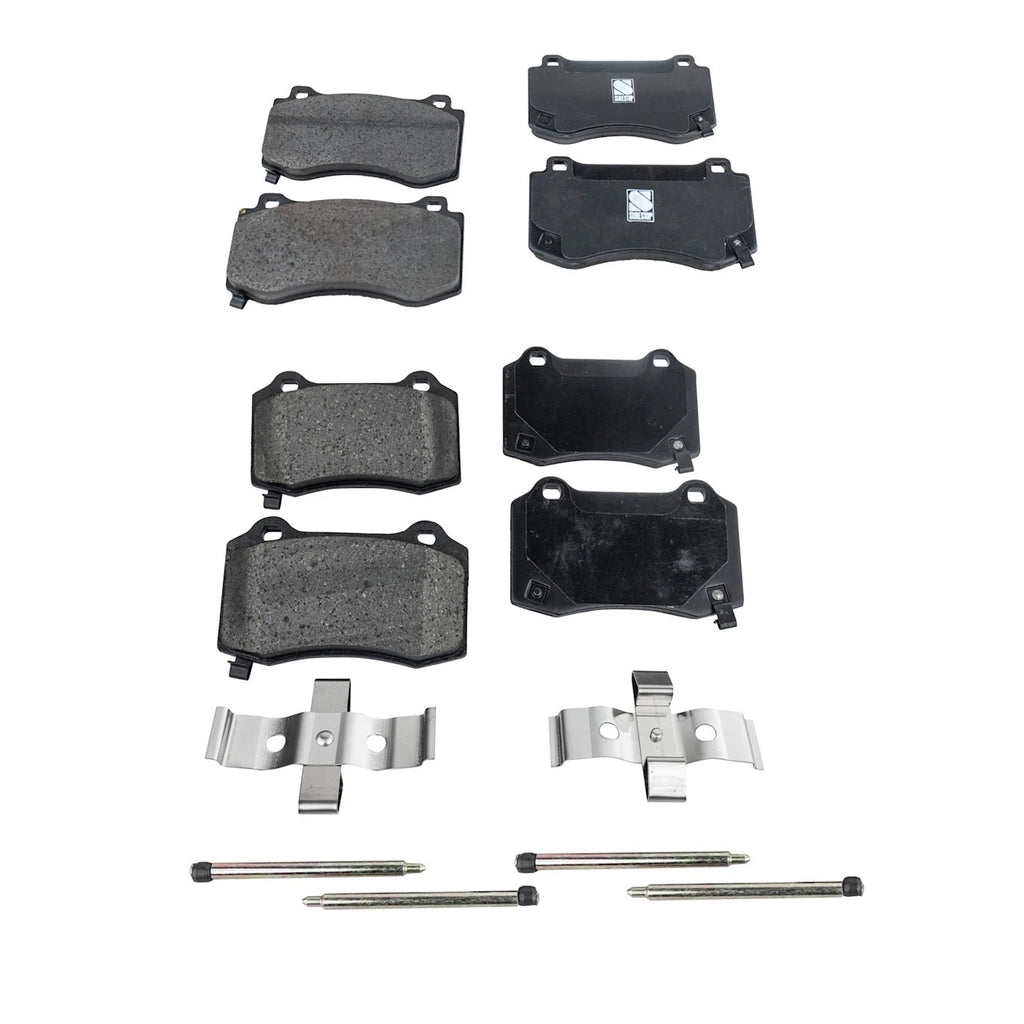 Set of 4 Ceramic Brake Pads for Chrysler 300 (2005–2019)
