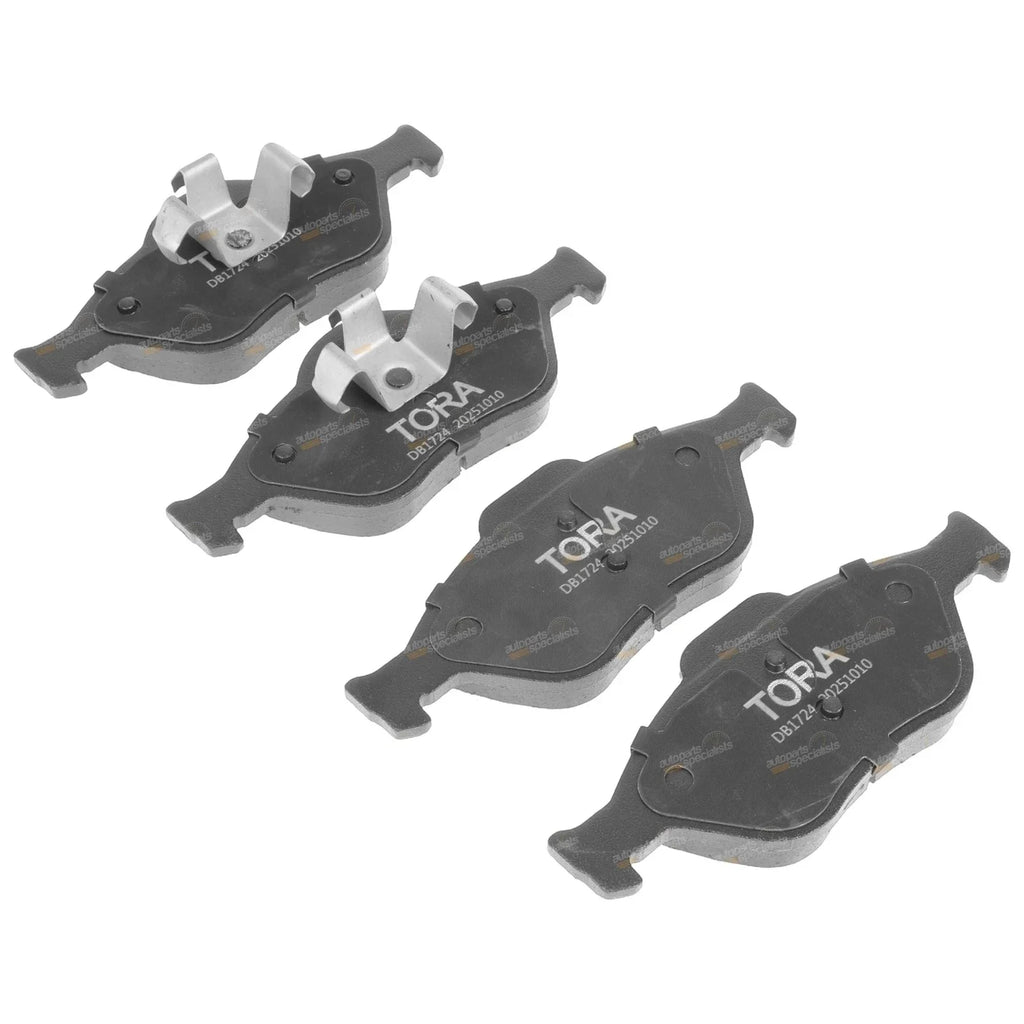 Front Disc Brake Rotors & Pads Set for Ford Fiesta WP WQ (2004 - 2008)