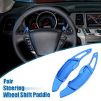 Set of 2 Steering Wheel Shift Paddle Covers for Subaru Legacy (2010–2018) Blue
