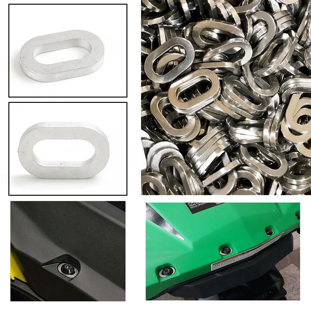 34 PCS Hull Body Washer Kit for Sea Doo Spark (2014–2023) 291003880 Stainless Steel