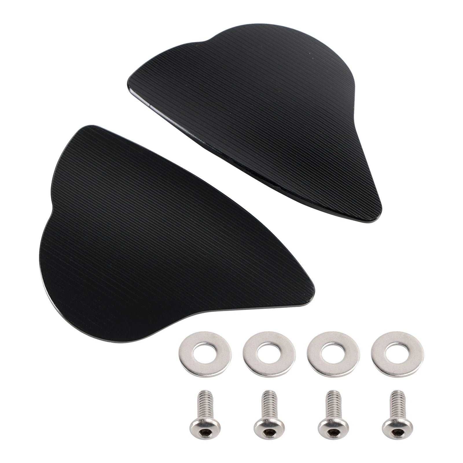 Aluminum Mirror Block Off Plates for Yamaha YZF R6 R7 (2017–2024)