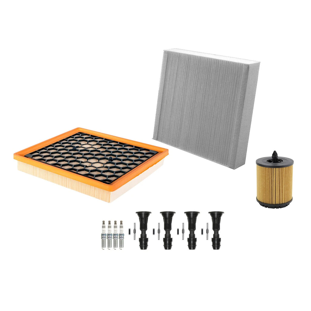 Tune Up Kit with 4 NGK Spark Plugs & Boots for Chevrolet Malibu (2008–2012)