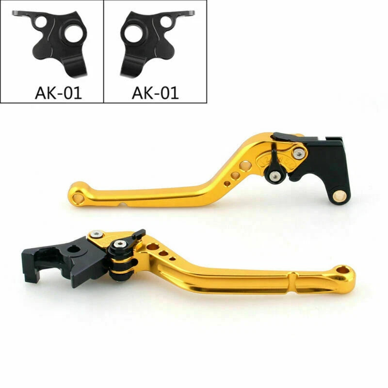 Adjustable Brake Clutch Levers for KYMCO AK550 (2017–2018) Gold T9