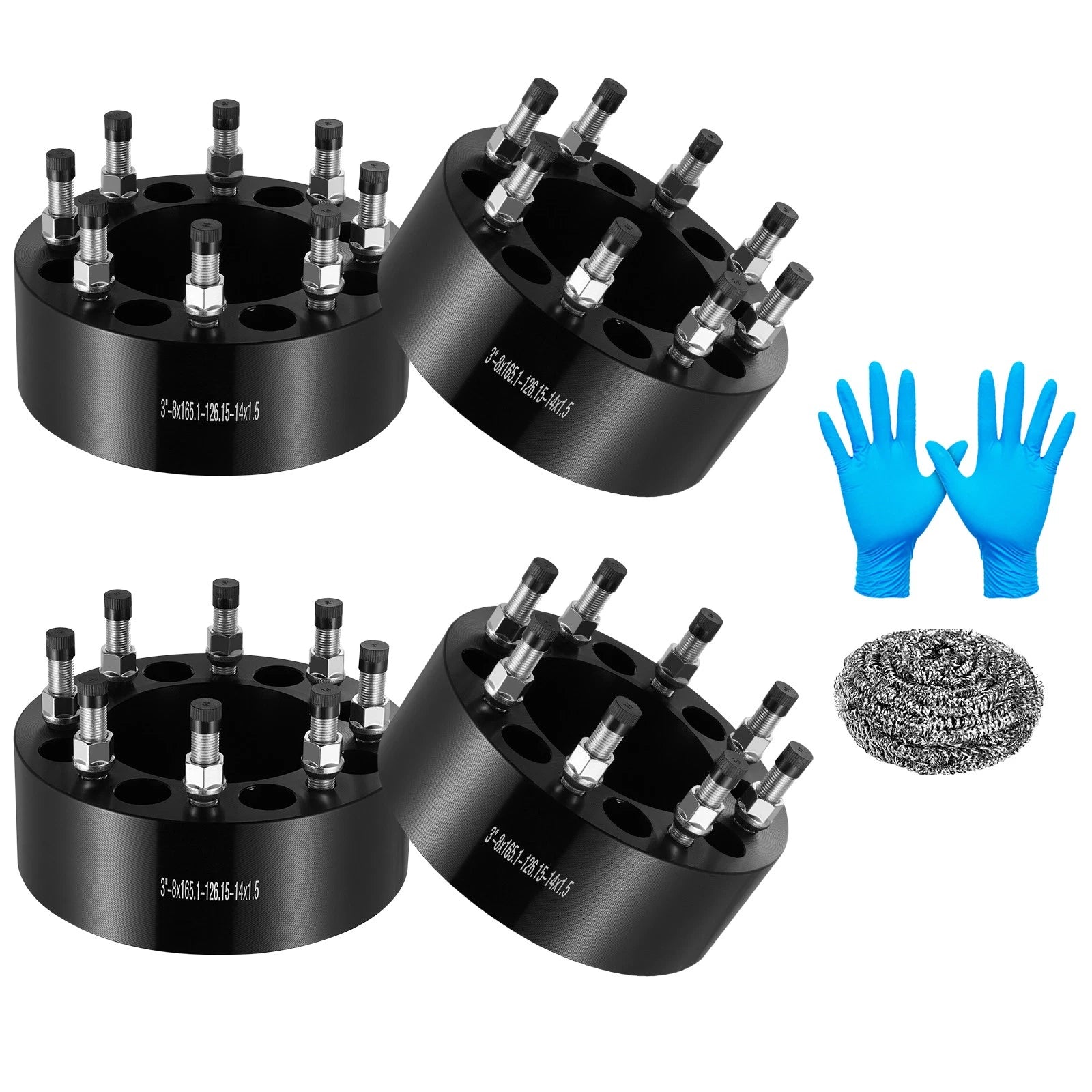 Set of 4 Wheel Spacers for GMC Sierra 3500 (2001–2006) 8x6.5 3 Inch