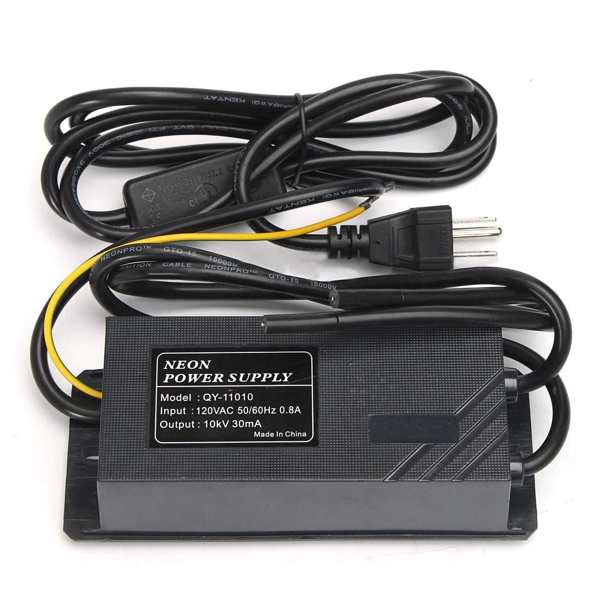 Neon Sign Transformer Power Supply 10KV for LED Neon Lights
