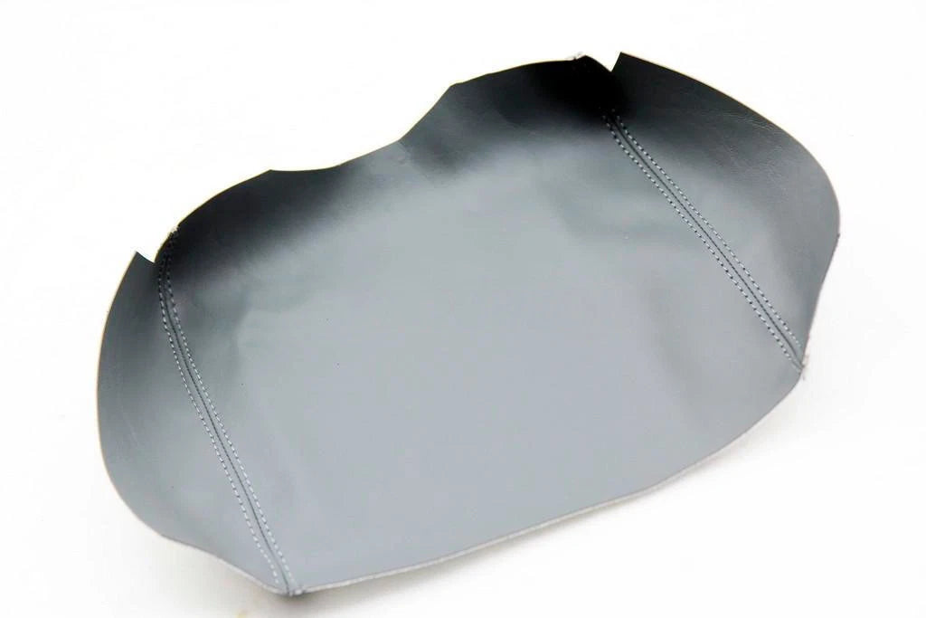 Leather Center Console Lid Armrest Cover for Ford F150 (1997–2003) Gray