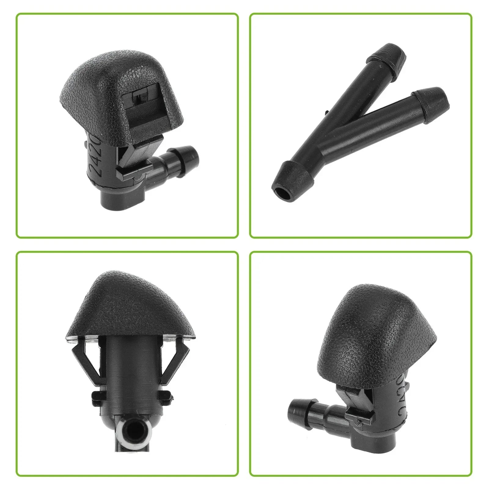 Windshield Washer Nozzle & Hose Connector for Honda (2011-2017)