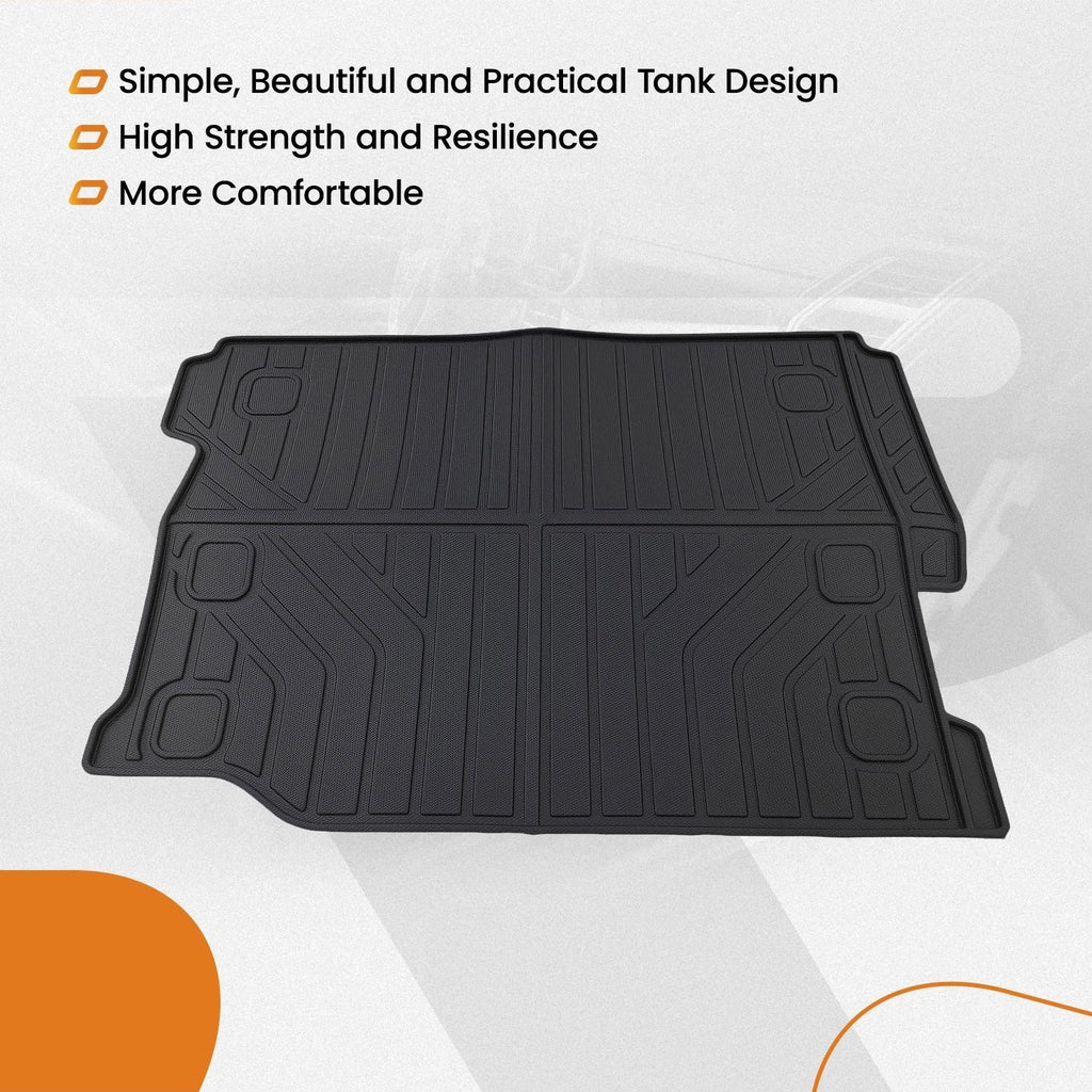 Trunk Bed Mat Cargo Liner for Jeep Wrangler JL 4-Door (2018-2023)