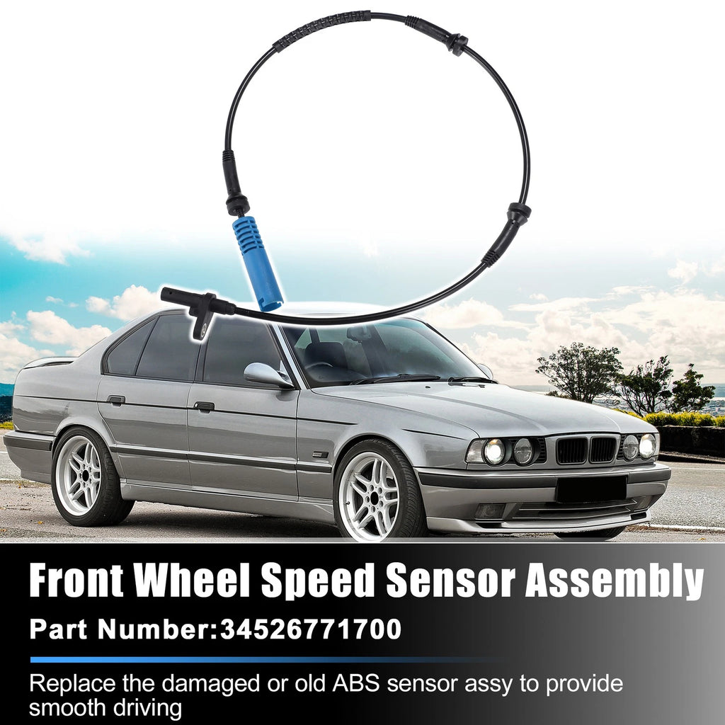 2pcs ABS Wheel Speed Sensor for BMW 525i (2001–2007) 781913554414