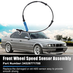 2pcs ABS Wheel Speed Sensor for BMW 525i (2001–2007) 781913554414