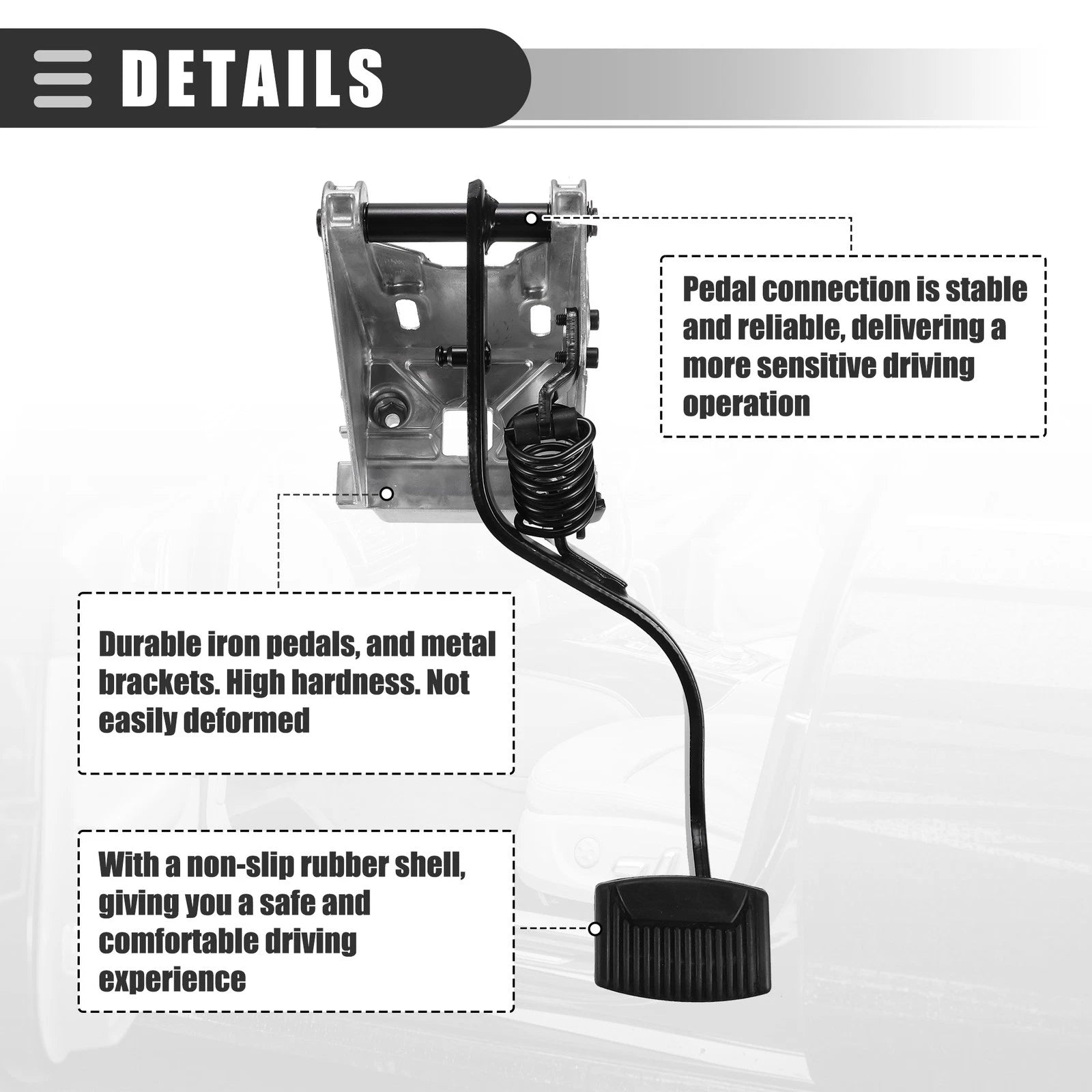 Diesel Clutch Pedal Assembly for Ford F-250 F-350 F-450 7.3L (1999–2003) YC3Z7B633BA