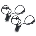 2 Sets of Ignition Coil & Spark Plug Cap for Honda Shadow 1100 VT1100 (1987–2007)