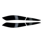 Rear Tail Light Eyebrow Cover Trim for VW Golf 6 MK6 2008-2013 Glossy Black