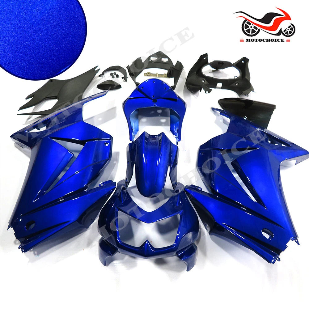 Fairing Kit for Kawasaki Ninja 250R EX250 (2008–2012) - Glossy Blue ABS
