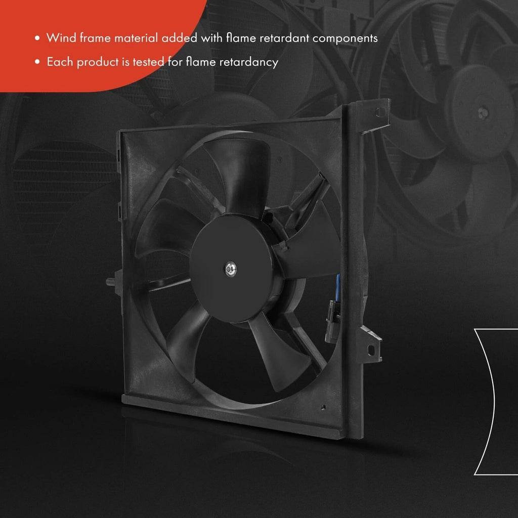 Cooling Fan Assembly with Shroud for Nissan Sentra (1991–1994)