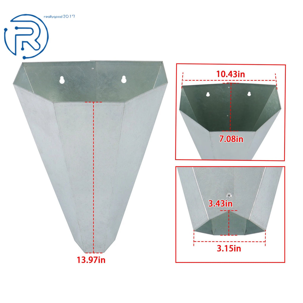 2 Pack Poultry Restraining Cone for Chickens (Up to 8 Pounds)