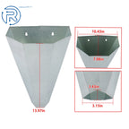 2 Pack Poultry Restraining Cone for Chickens (Up to 8 Pounds)
