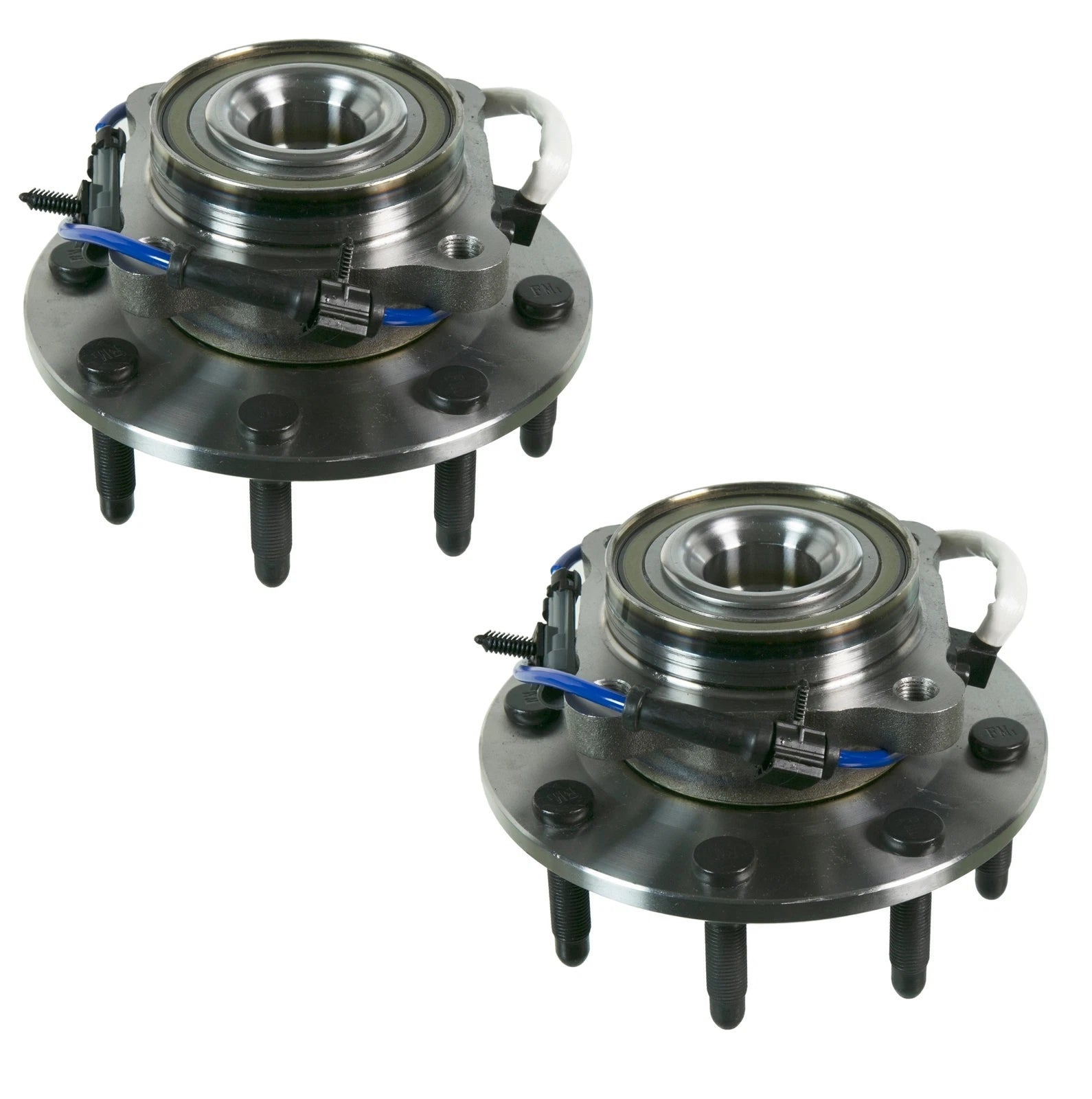 Set of 2 Front Moog Wheel Bearing and Hub Assemblies for Chevrolet GMC (RWD)