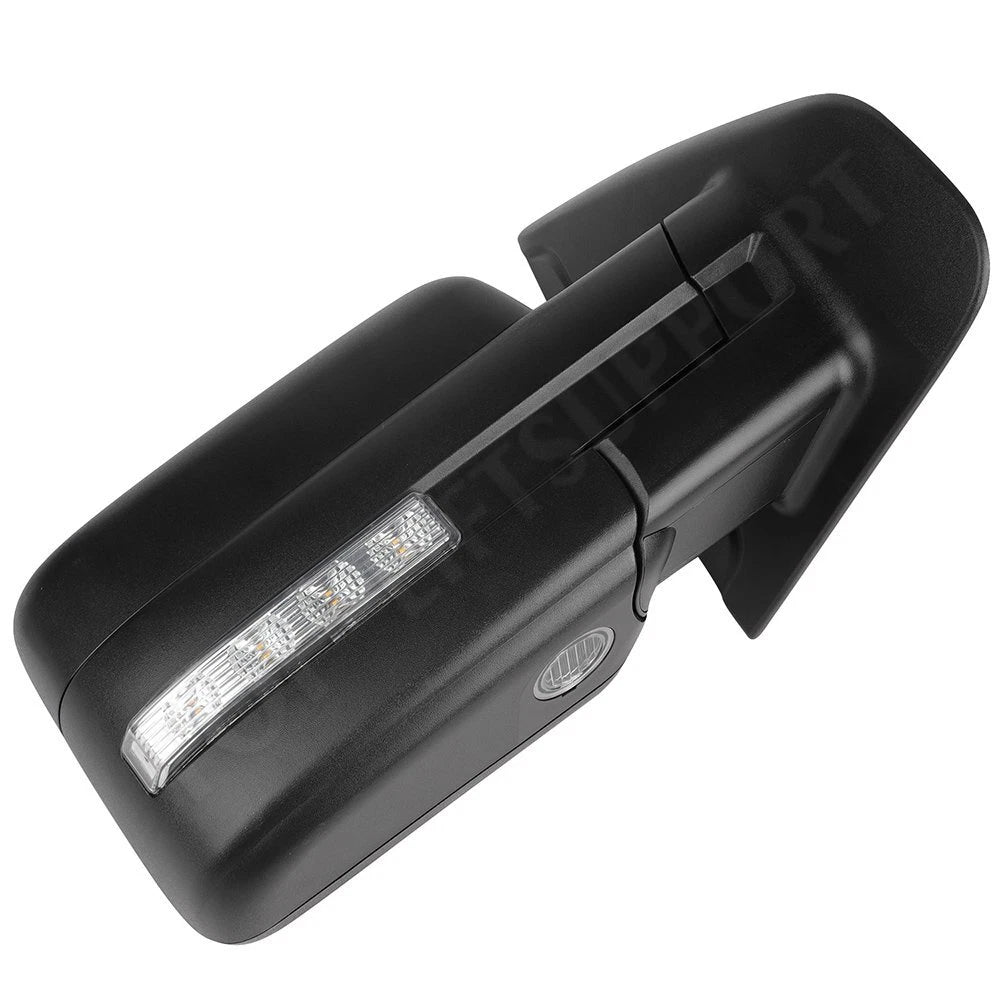 Power Heated Tow Mirrors with Puddle Light for Ford F150 (2004–2014)