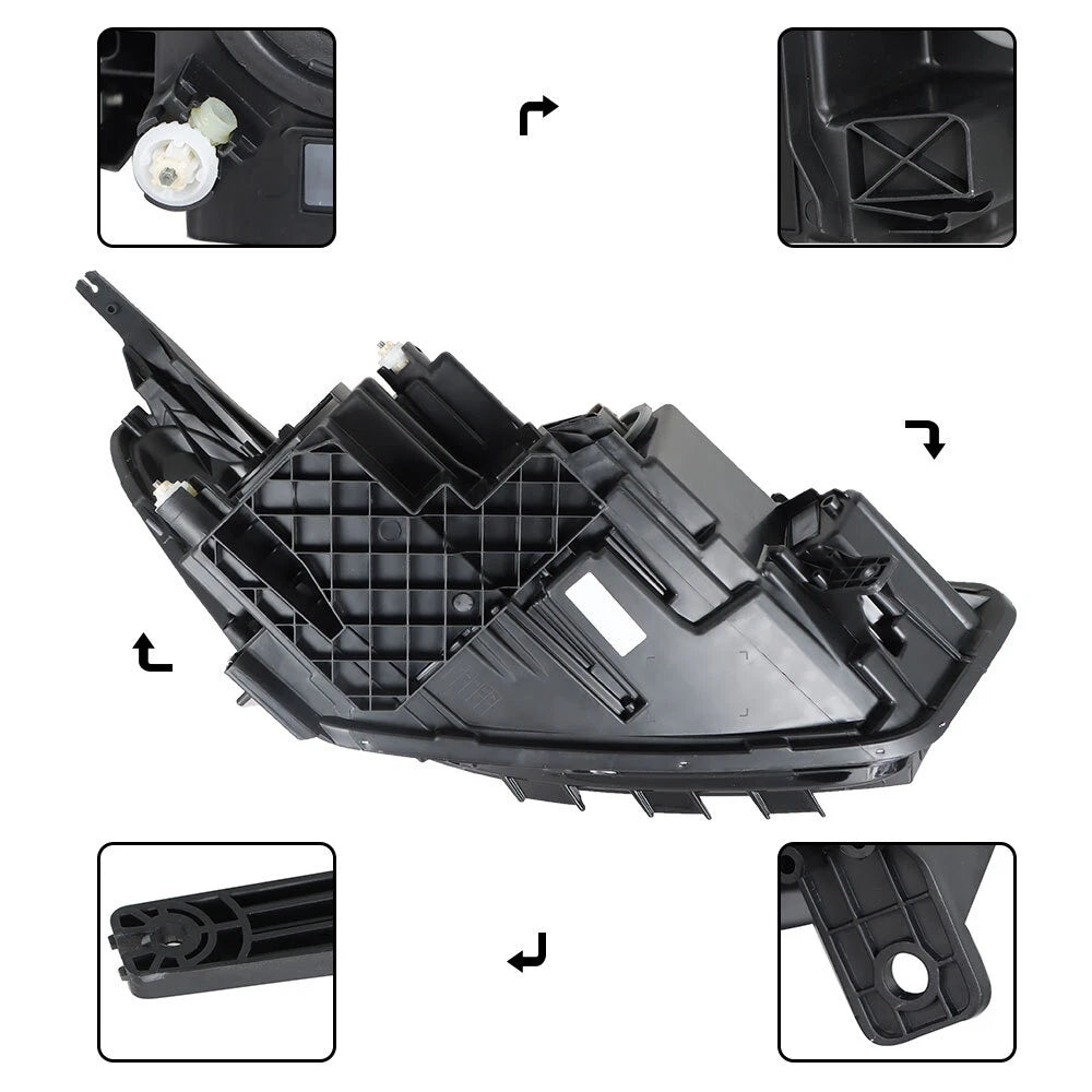 LED DRL Headlight for Chevy Equinox (2018–2021) Left Side Clear Housing
